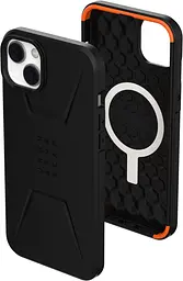 Оригинальный противоударный чехол для Iphone 14 Plus/15 Plus UAG Civilian Magsafe Black 114037114040