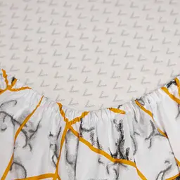 Простирадло на резинці Moon&Star Modern Marble Бязь Gold Люкс 140х200х20 см - мініатюра 2