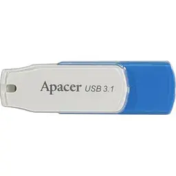 USB флеш накопичувач Apacer 64GB AH357 Blue USB 3.1 (AP64GAH357U-1)