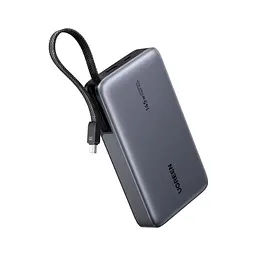 Батарея універсальна Ugreen 20000 mAh 145W Fast Charging Cable Space gray (U_55992B) - мініатюра 2