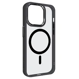 Чехол Apple iPhone 13 Pro, Unit MagSafe, черный, прозрачный, магсейф, ударопрочный, магнитный, панель-накладка с поддержкой MagSafe, с поддержкой беспроводной зарядки, TPU+PC, защита всего корпуса, ударопрочный, ArmorStandart (ARM66939)