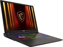 Ноутбук MSI 16 Vector 16 HX AI A2XWIG 2560x1600 IPS 240Hz/Intel Ultra 9 275HX/16GB/1TB/RTX 5080/W11H/Gray (A2XWIG-050US) - мініатюра 8