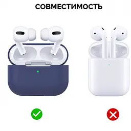 Чохол Ultrathin Silicone Case для AirPods Pro Midnight Blue [47030] - мініатюра 2