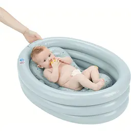 Надувна ванночка Babymoov Aqua Dots, блакитна (A019410) - мініатюра 3