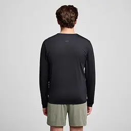 Кофта Saucony Stopwatch Long Sleeve Black L (1097-SAM800379-BK L) - мініатюра 2