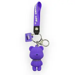Брелок "Милий Ведмедик" Bibi Toys 762091BT Фіолетовий