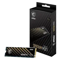 Твердотільний запам’ятовувальний пристрій накопичувач (SSD) M.2 2280 1TB SPATIUM M371 S78-440L870-P83 MSI