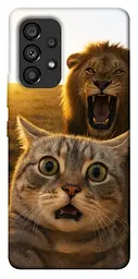 Чохол Demsky Shocked cat and lion для Samsung Galaxy A53 5G