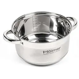 Набір каструль з кришками Holmer CS-1852-SS ( CS-1852-SS) - мініатюра 6