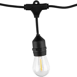 Сонячна гірлянда Lumiled Sollis 15 лампочок 10 м, пульт ДУ, зарядка USB - мініатюра 2