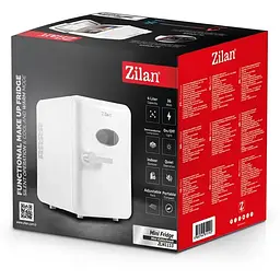 Мініхолодильник Zilan ZLN1153 автохолодильник для косметики та їжі з охолодженням і підігрівом 12/220 В 4 л - мініатюра 10