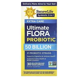 Пробіотики 50 млрд КУО Renew Life Ultimate Flora Probiotic 30 веганських капсул