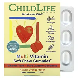 Вітамінно-мінеральні комплекси для Малюків Multi Vitamin SoftChew Gummies - 27 жувальних таб.