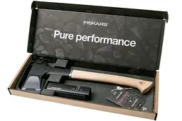 Подарунковий набір Fiskars Norden splitting axe N12 + sharpener SET 1052277
