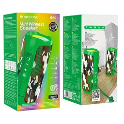 Акустична система Borofone BR21 sports зелений камуфляж - мініатюра 3
