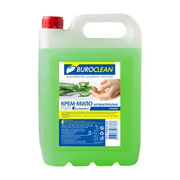 Жидкое мыло Buroclean EuroStandart антибактериальное Алоэ вера 5 л (4823078977366)