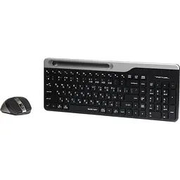 Комплект (клавіатура + миша) A4Tech Fstyler FB2535CS Smoky Grey [138919] - мініатюра 3