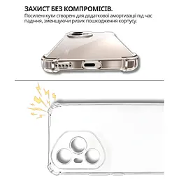Чохол до мобільного телефона BeCover Anti-Shock Honor 400 Pro Clear (714712) - мініатюра 4