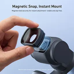 Лінза ширококутна Telesin для DJI Osmo Pocket 4/3 (S5-FLT-48-TDJ) [170351] - мініатюра 12