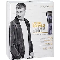 Машинка для стрижки Babyliss чорний (E976E) - мініатюра 7