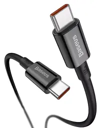 Кабель Baseus Superior Series Fast Charging Cable Type-C to Type-C 100W 1m CATYS-B01 Black - мініатюра 3