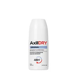 Дезодорант-антиперспірант від поту кульковий AxillDRY Original 48 годин, 50 мл