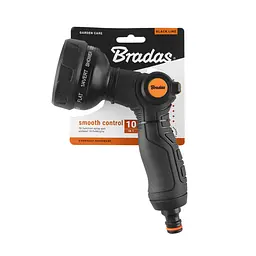 Пістолет для поливу Bradas 10-функціональний, SMOOTH CONTROL, BLACK LINE (ECO-2055) - мініатюра 4