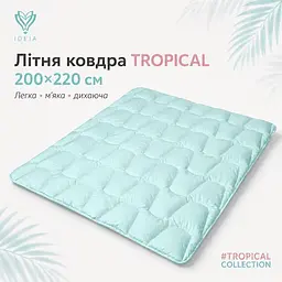 Ковдра Ideia Tropical 200х220 см м'ятна (8-36698*001) - мініатюра 5