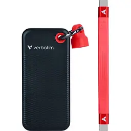 Зовнішній SSD накопичувач Verbatim Pocket 1TB Black/Red (32192) [157790] - мініатюра 2