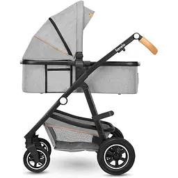 Коляска універсальна 3в1 Lionelo Amber Grey Stone, сіра (LO-AMBER GREY STONE (3in1)) - мініатюра 7