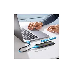 Кишеня зовнішня Dynamode M.2 SSD NVMe/SATA combo USB3.2 GEN2 Type-C aluminium black (DM-CAD-SSD10) - мініатюра 6