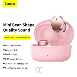 Навушники Baseus E2 True Wireless Earphones Bowie | (NGTW090001) pink - мініатюра 3