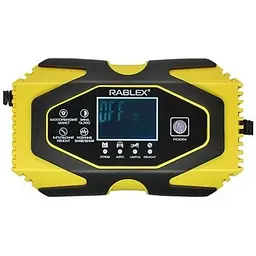 Автоматичний зарядний пристрій Rablex RB-650 12V 6 Ah/24V 3Ah 4-100 Ah 110 W з індикацією заряду - мініатюра 2
