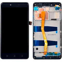 Дисплей Lenovo K6 Note K53a48 чорний, з рамкою