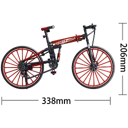 Конструктор велосипед  ZHEGAO OFF-ROAD BICYCLE спортивний офф- роад  258 деталей - мініатюра 4