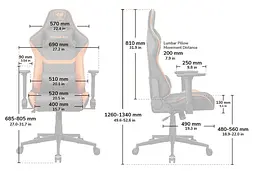 Ігрове крісло Cougar Armor One V2 F (Armor One V2 F) - мініатюра 9