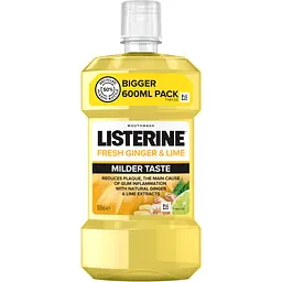 Ополіскувач для ротової порожнини Listerine Свіжість імбиру та лайму, 600 мл