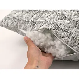Набір подушок Руно Grey Braid силіконових 50х70 см (К_Н310.52CM_Grey Braid) - мініатюра 7