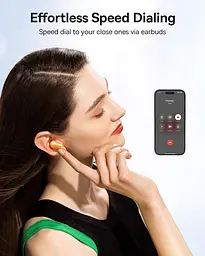 Бездротові навушники Baseus AirNora 2 True Wireless Earphones Gradient Orange (NGTW320207) - мініатюра 10