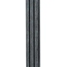 Рейка декоративна Wall Sticker PS 2900х120х12 мм Темний графіт SW-00002128 - мініатюра 5