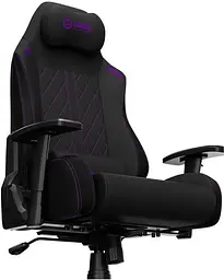 Ігрове крісло Lorgar CHA41 Premium Anti-Stain Fabric Black/Purple (LRG-CHA41-BK-PR) - мініатюра 11
