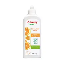 Засіб для миття посуду з апельсиновою олією 500 мл Friendly organic
