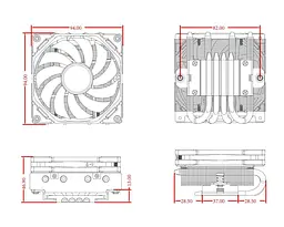 Кулер для процесора ID-Cooling IS-40-XT Black (IS-40-XT BLACK) - мініатюра 8