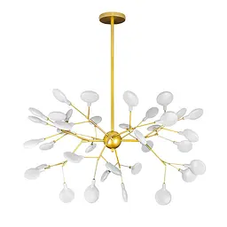 Люстра LED Levistella 918LP262-36 GD+WH, 36W, золото-білий, сучасний стиль для дому
