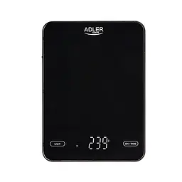 Ваги кухонні Adler AD 3177 black - мініатюра 3