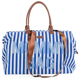 Сумка Childhome Mommy bag stripes electric blue (CWMBBSTBL) - мініатюра 5