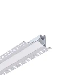 LED профіль врізний під шпаклівку з розсіювачем PC, 3м KLOODI KLP9534 3 WH - мініатюра 5