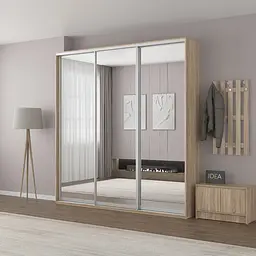 Шафа-купе Idea серія 2 230 x 45 x 240 см Дуб сонома Дзеркало