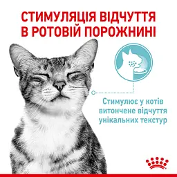 Набір вологого корму для дорослих котів Royal Canin Sensory Feel Jelly шматочки в желе 1.02 кг (12 шт. х 85 г) - мініатюра 4