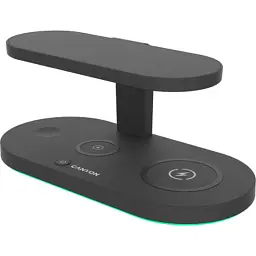 Зарядний пристрій Canyon 5in1 Wireless charger with UV sterilizer (CNS-WCS501B) - мініатюра 1